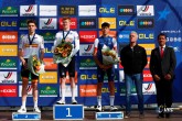 2023 UEC Road European Championships - Drenthe - Under 23 Men's Road Race - Coevorden - Col Du VAM 108 km - 22/09/2023 - Henrik Pedersen (Denmark) - Ivan Romeo (Spain) - Paul Magnier (France) - photo Luca Bettini/SprintCyclingAgency?2023